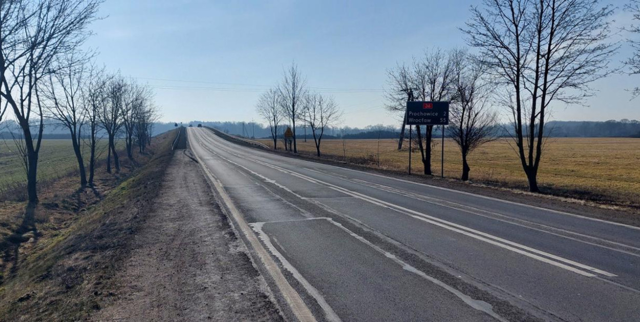 Rozpoczęła się przebudowa DK36 między Prochowicami a Lisowicami (źródło: gddkia-wroclaw)