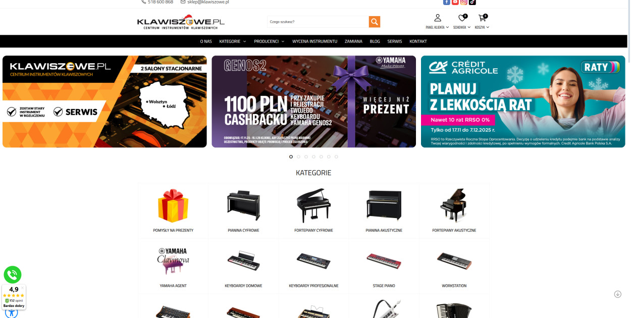 Sklep muzyczny klawiszowe.pl