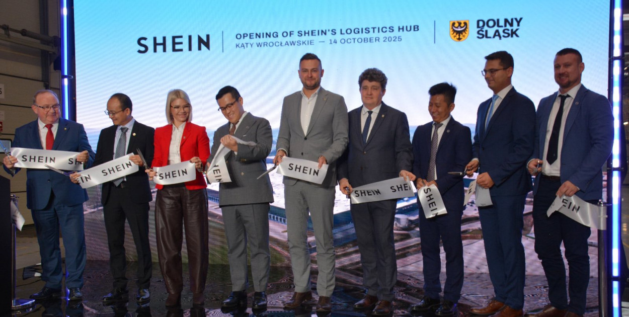Dolny Śląsk stał się centrum logistycznym SHEIN (źródło: Fb. Michał Rado)