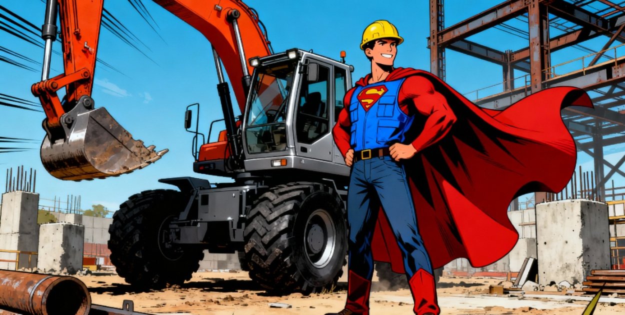 Jak zostać superbohaterem na placu budowy?