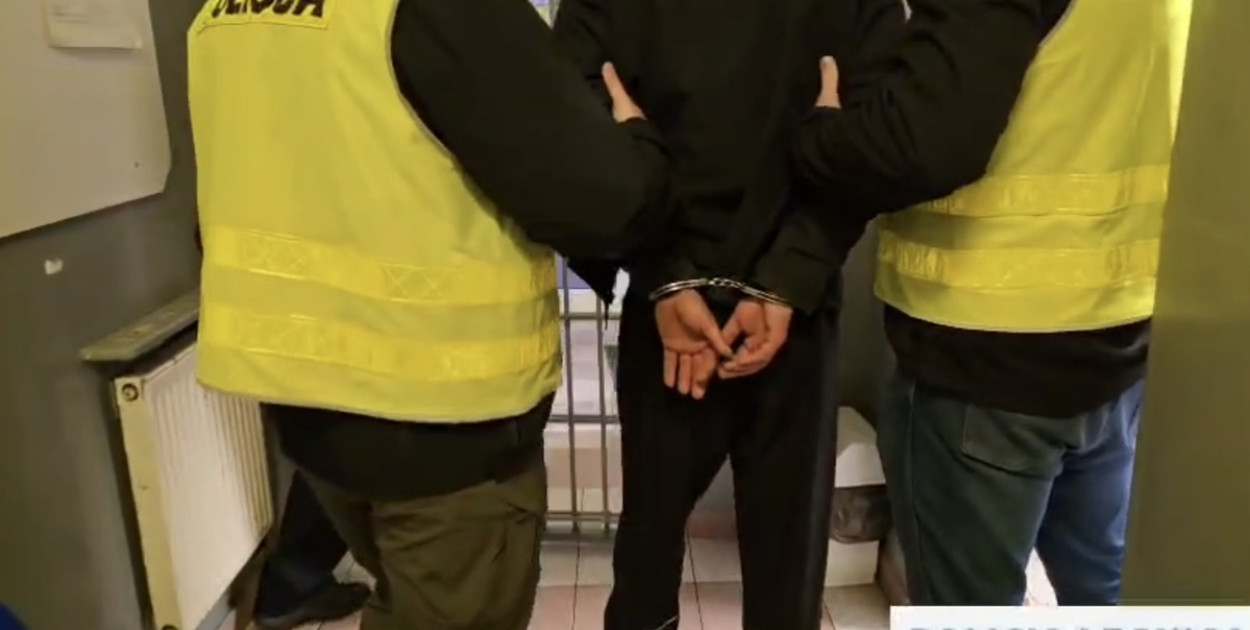 Włamanie na stacji paliw zakończyło ich dobrą passę (źródło: KMP Legnica)