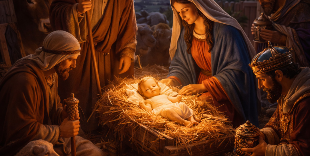 Wesołych Świąt Bożego Narodzenia (obraz wygenerowany przez AI)