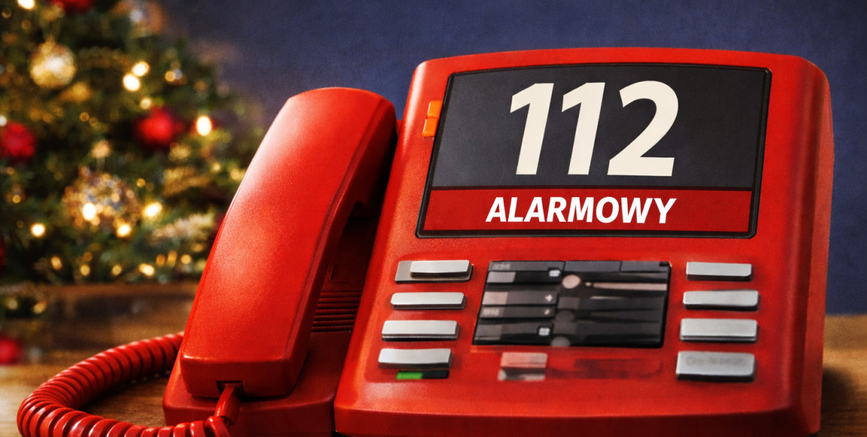 Fałszywe telefony na 112 nr dominują w święta (obraz wygenerowany przez AI)