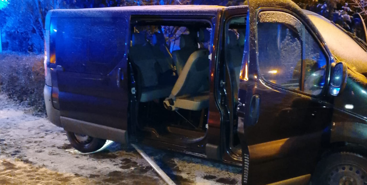 Zderzenie busa z ciężarówką (Wojciech Obremski lca.pl)