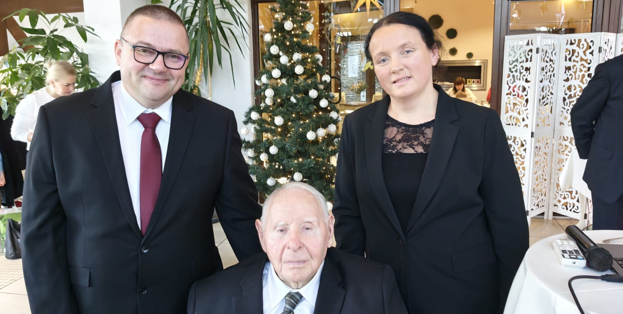 Pan Władysław Andruchów z Grzybian kończy 100 lat (mat. prasowe)