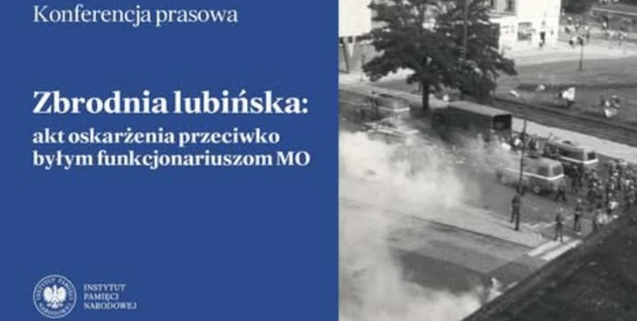 Zbrodnia lubińska - konferencja prasowa!