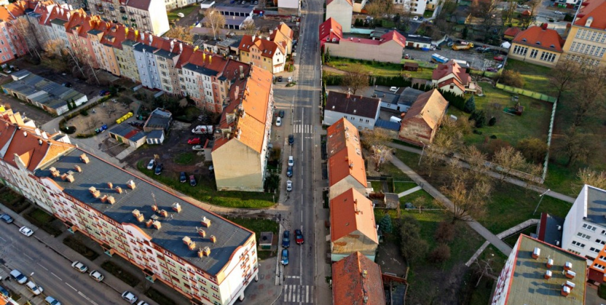 Ulica Działkowa (źródło: UM Legnica)