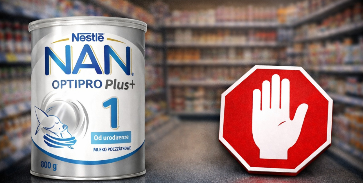 Biedronka wycofała mleko dla niemowląt (Obraz wygenerowany przez AI)