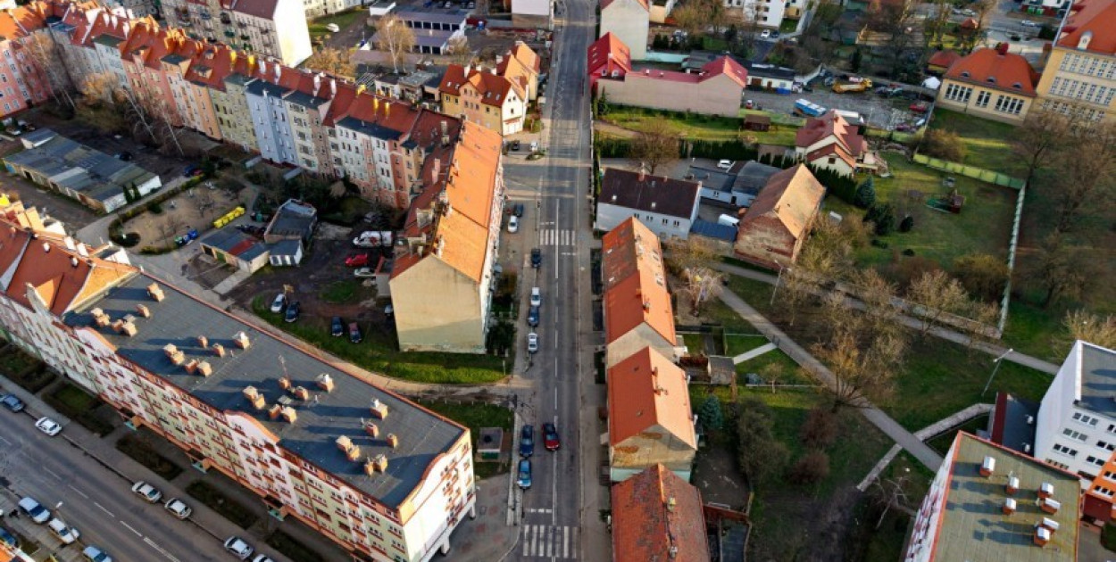 Ulica Działkowa (źródło: UM Legnica)