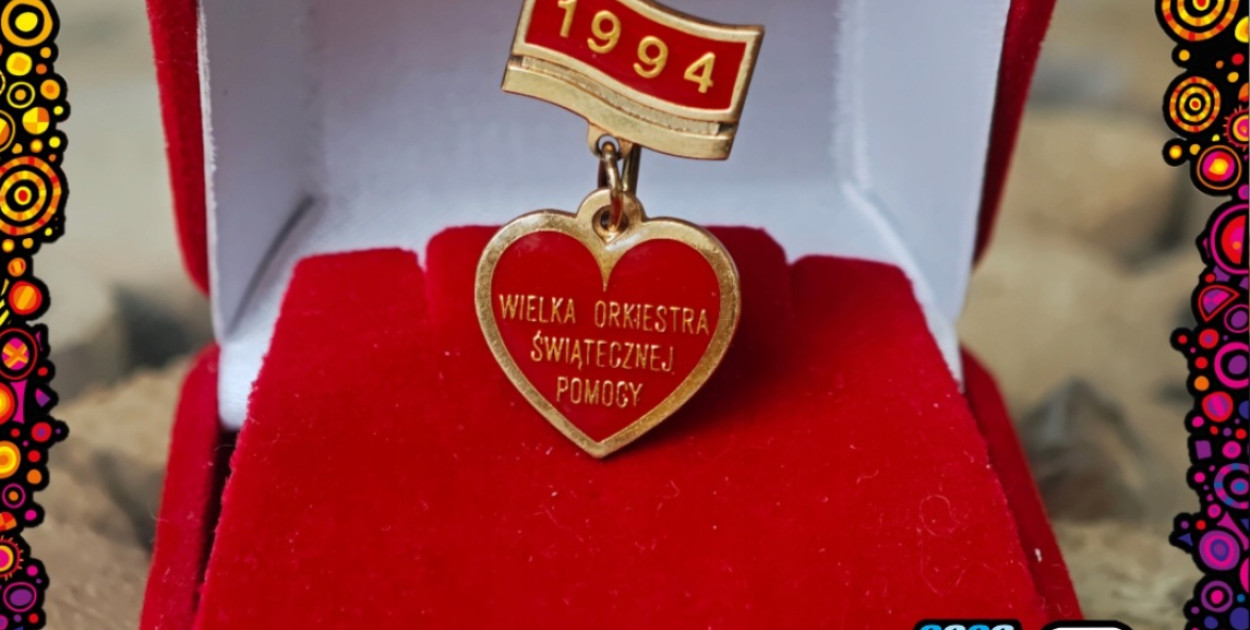 Paweł Frost wystawił na aukcję unikatowe Złote Serduszko z 1994 r. dla WOŚP