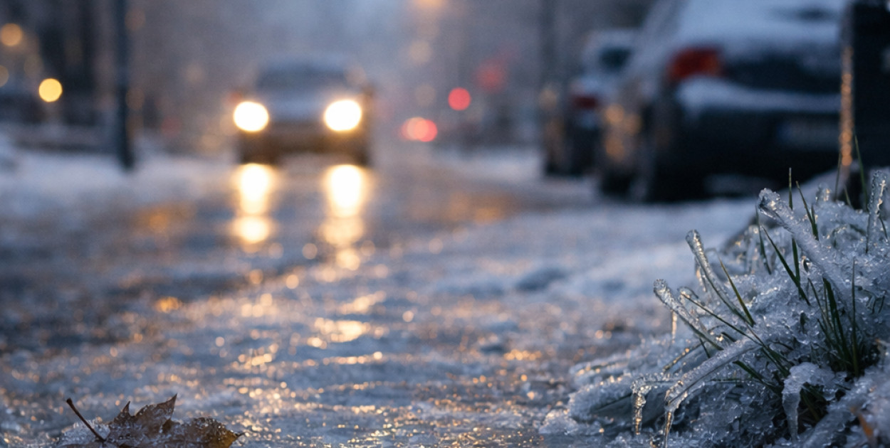 IMGW wydało ostrzeżenie przed oblodzeniem w Legnicy