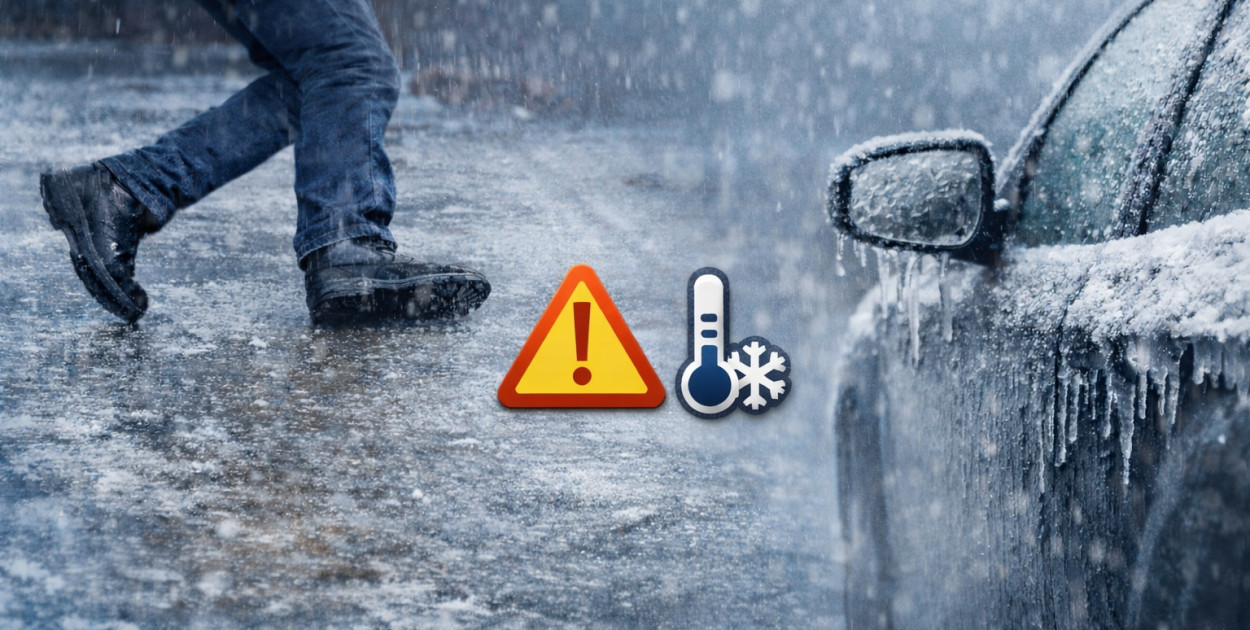 IMGW ostrzega przed marznącymi opadami w Legnicy