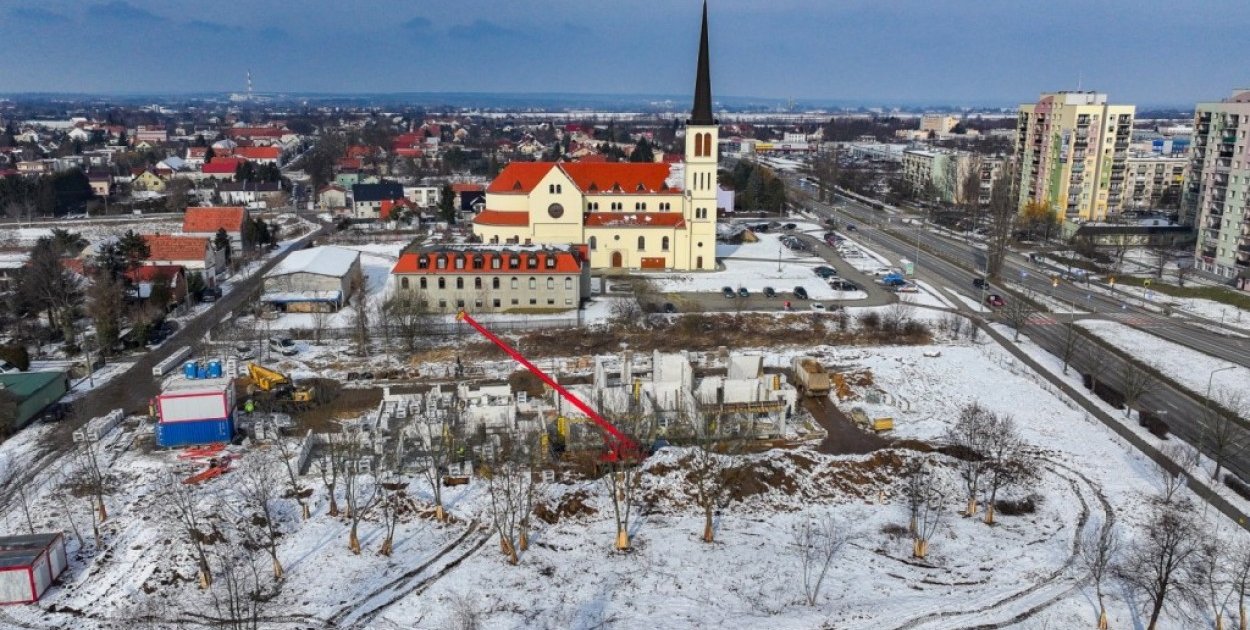 Nowy żłobek na Piekarach D rośnie zgodnie z harmonogramem