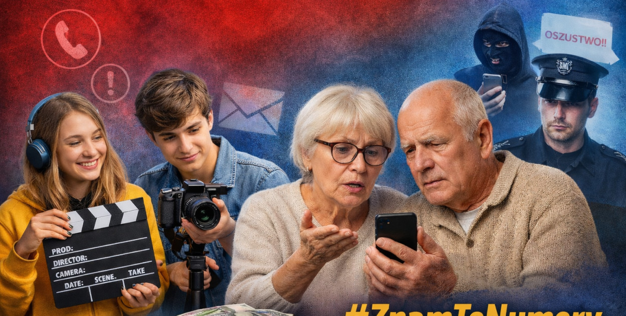 „#ZnamTeNumery”. Uczniowie pokażą dziadkom jak nie dać się oszukać