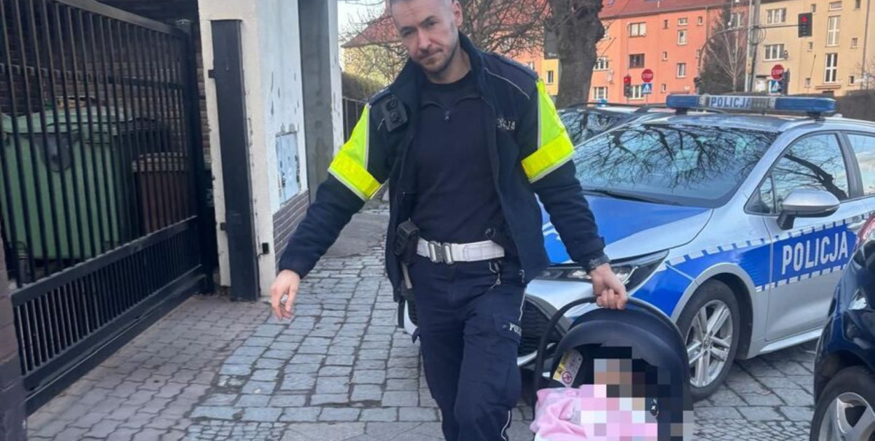 Dramatyczna interwencja. Pijana matka groziła skokiem, w mieszkaniu dziecko