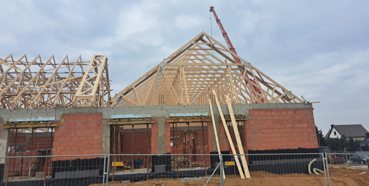 Budowa żłobka w Kunicach nabiera tempa. Widać wyraźny postęp prac