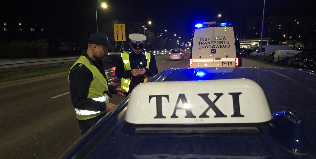 Nocny nalot policji na taksówki w powiecie legnickim