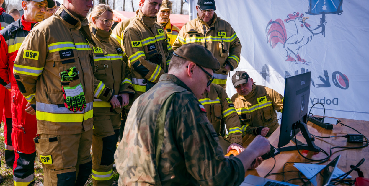 Terytorialsi trenowali akcje poszukiwawcze z ratownikami i strażą