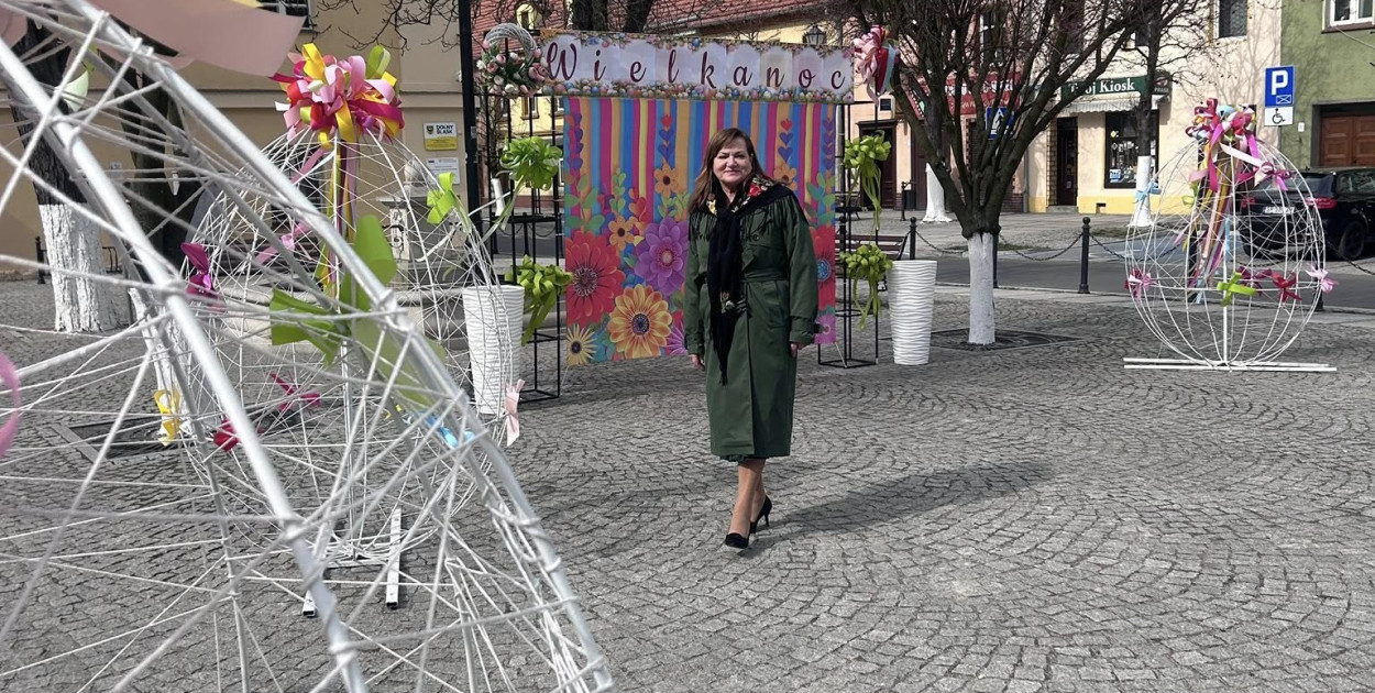 W centrum Prochowic pojawiły się wielkanocne dekoracje