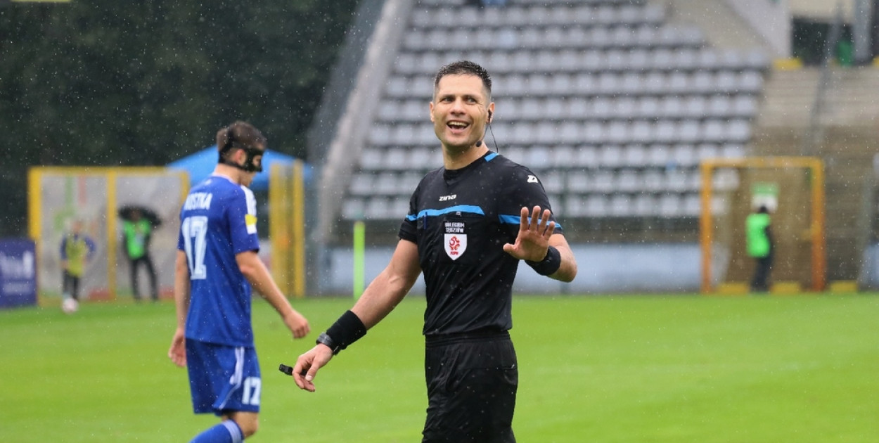 Piotr Idzik poprowadzi mecz Miedzi Legnica z Polonią Bytom