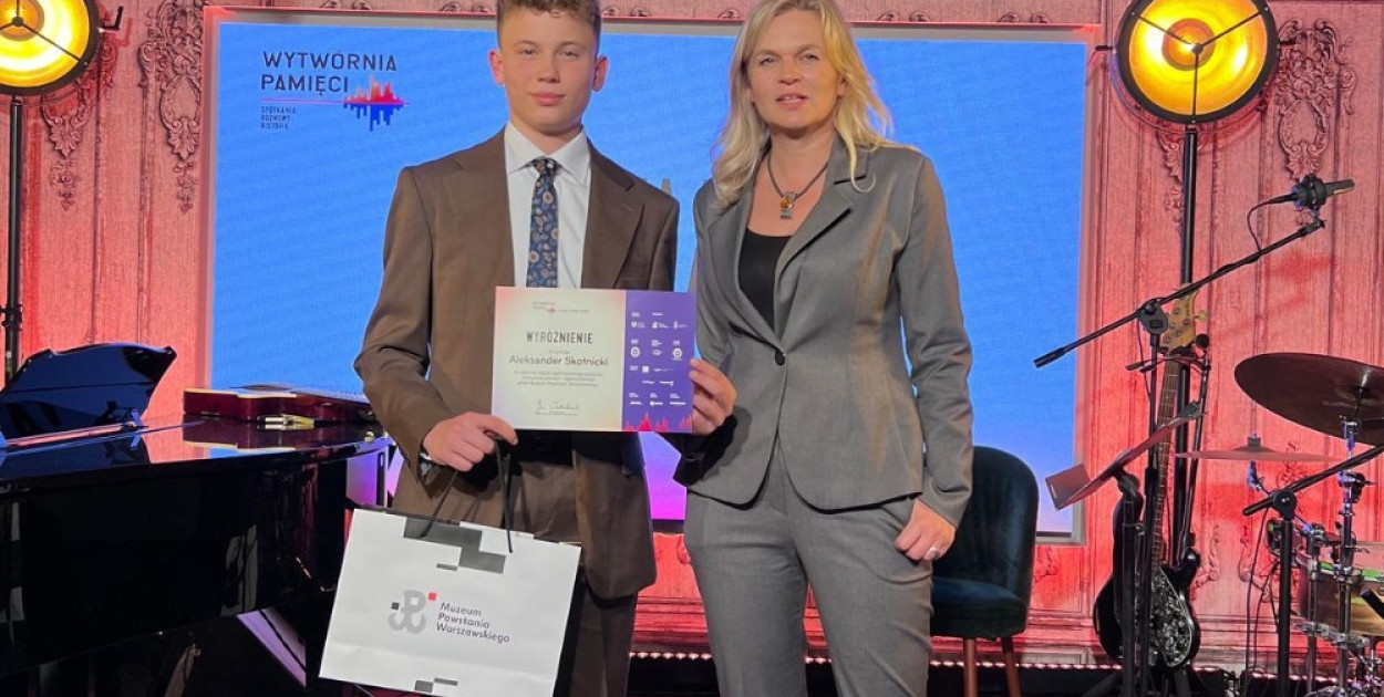 Aleksander Skotnicki opowiedział historię, która została doceniona