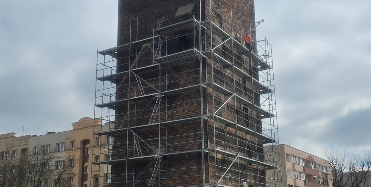 Baszta Chojnowska w rusztowaniach. Legnicki zabytek odzyska blask