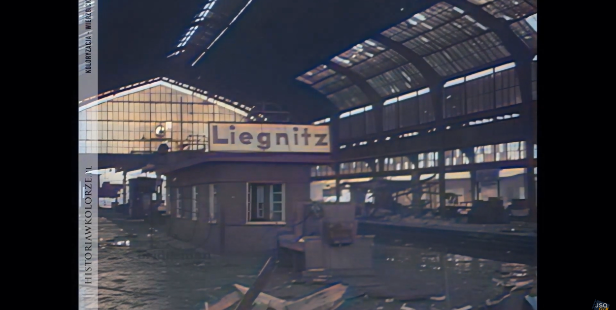 Historia Legnicy na odświeżonym i pokolorowanym nagraniu