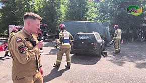 Strażacy pokazali, jak ratuje się życie po wypadku