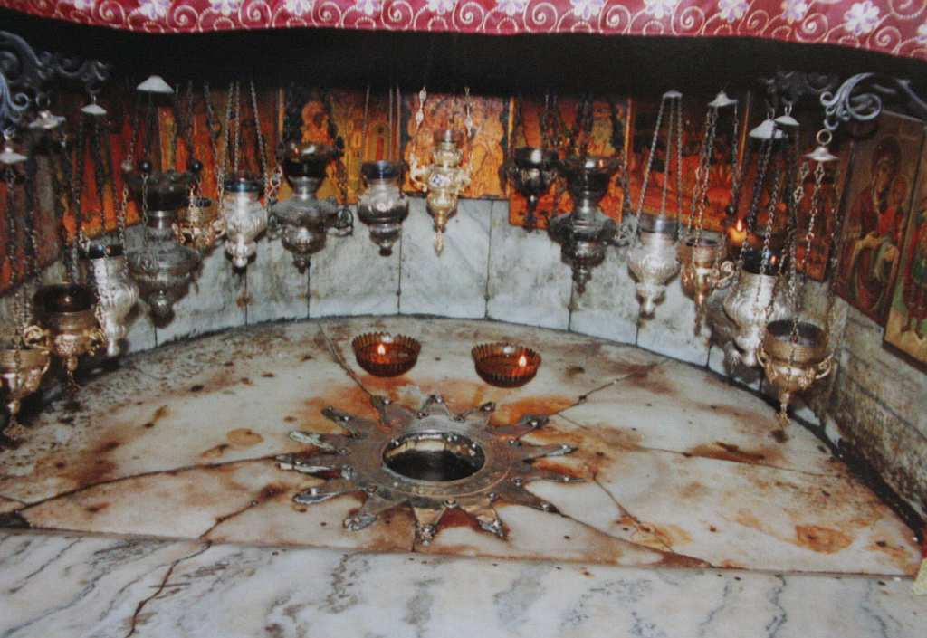 Betlejem, Gwiazda oznaczająca miejsce narodzenia Jezusa Chrystusa- FOTO:Wojciech Obremski (lca.pl)