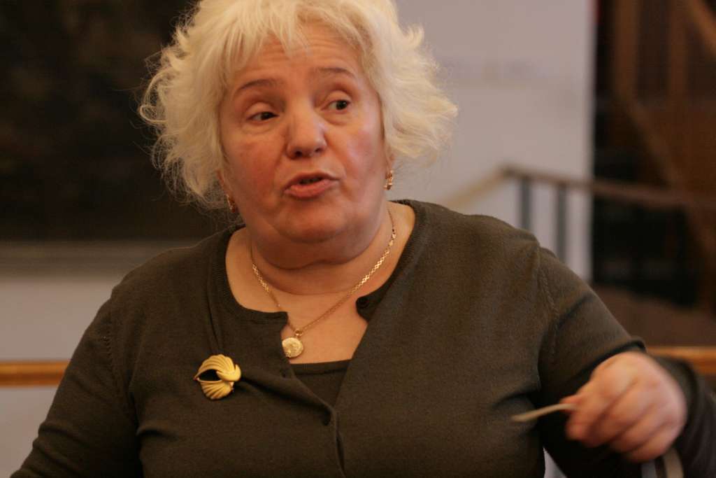Łucja Wojtasik- Seredyszyn , komisarz wystawy- FOTO:Natalia Kuźniar(lca.pl)