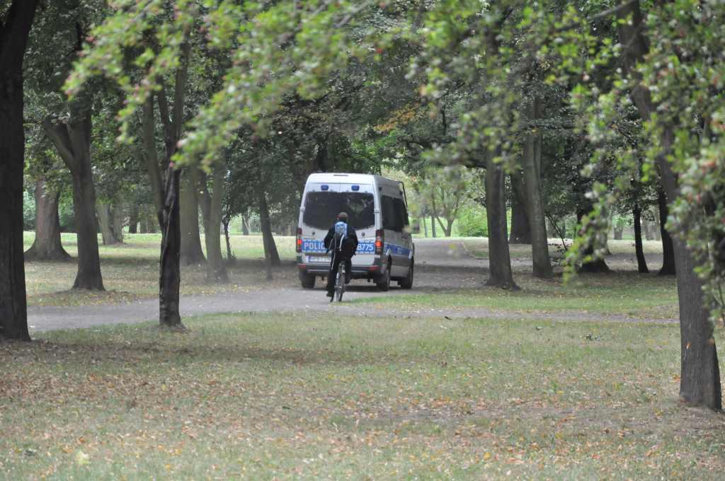 Rowerzyści w Parku Miejskim - FOTO:MB (lca.pl)