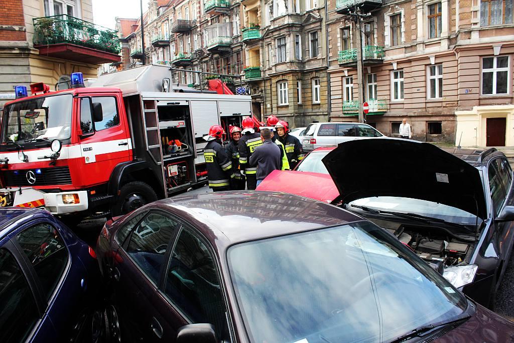 Wypadek na ulicy Łukasińskiego- FOTO:Wojciech Obremski (lca.pl)