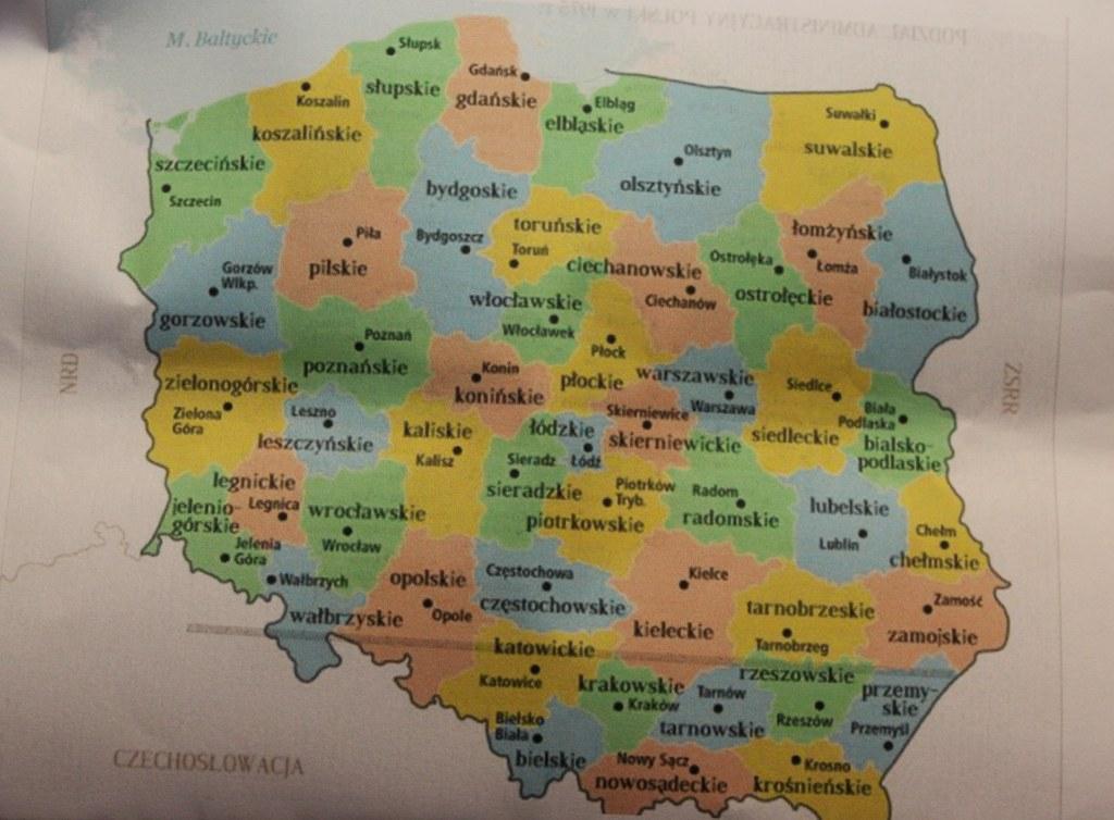 Podział Polski na 49 województw wg SLD- FOTO:WP(lca.pl)