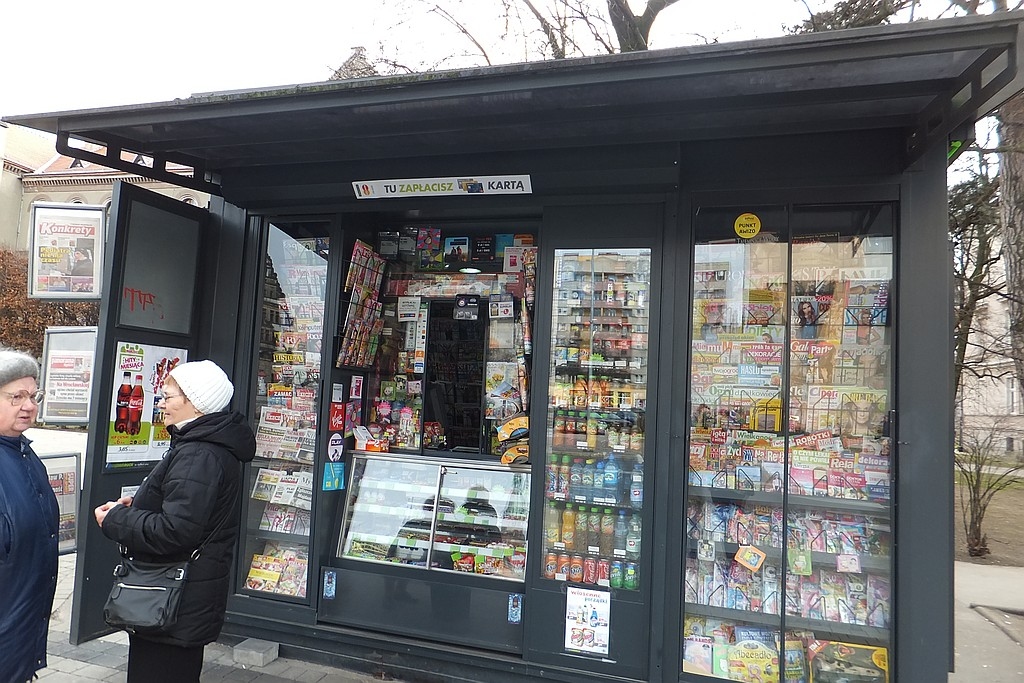 Kiosk Ruch na Placu Słowiańskim- FOTO:LS(lca.pl)