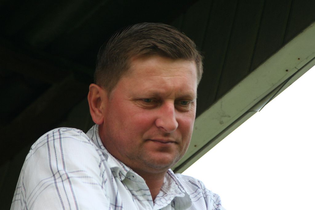 Romuald Kujawa trener Chojnowianki - FOTO:Wojciech Obremski (lca.pl)