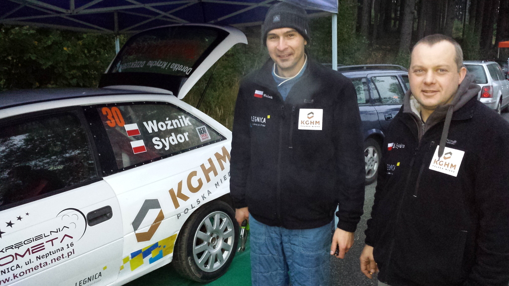 Grzegorz Woźnik (z lewej) i Bartosz Sydor- FOTO:MS (SITMN Rally Team)