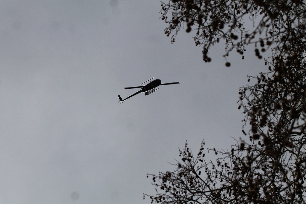 Helikopter nad Legnicą- FOTO:WO(lca.pl)