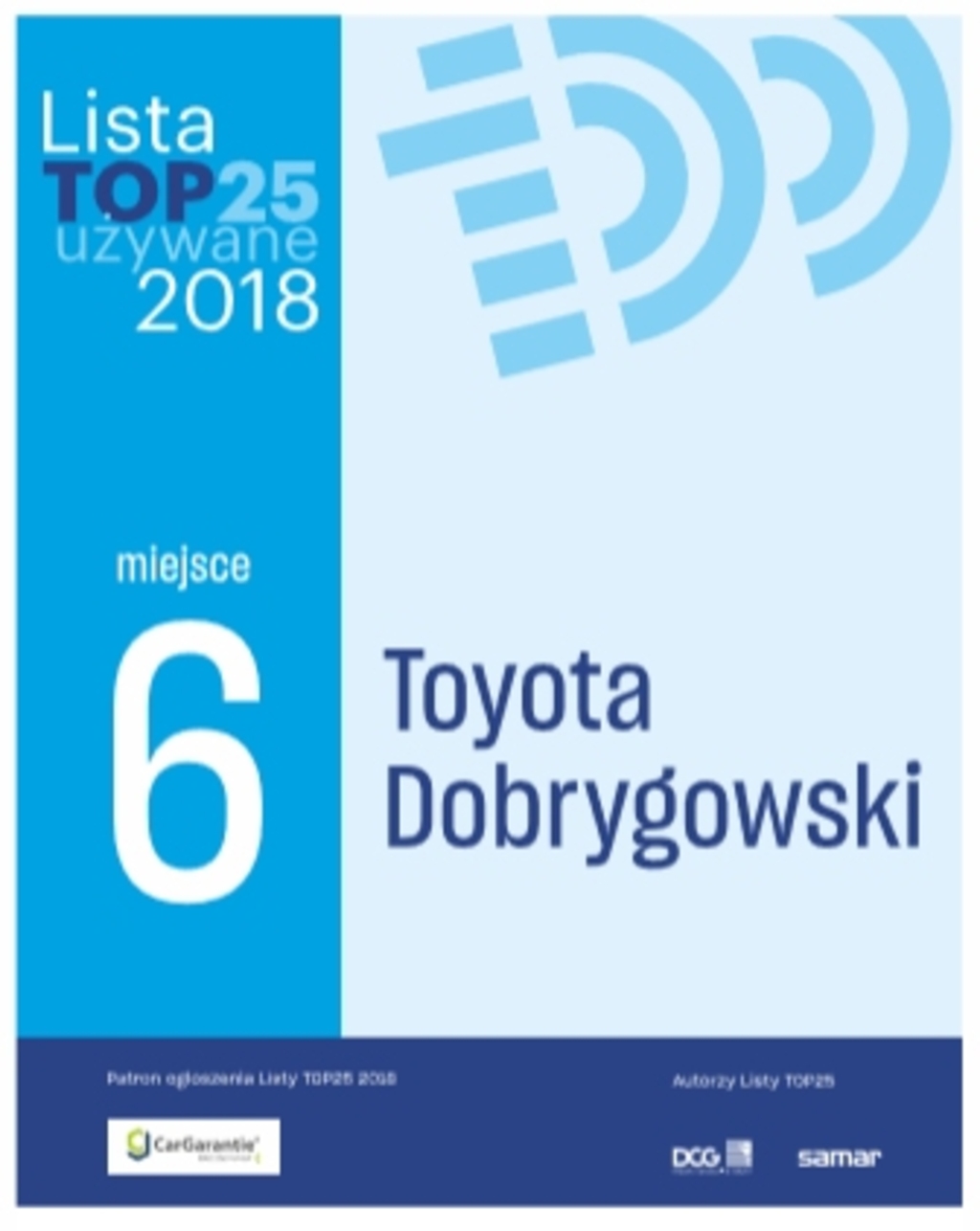 Toyota Dobrygowski
- FOTO:Mat. prasowe