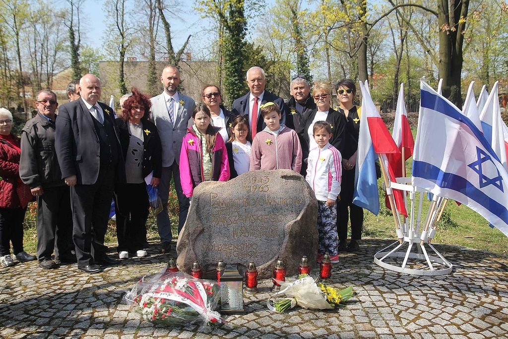 Rocznica powstania w getcie warszawskim
- FOTO:WO(lca.pl)