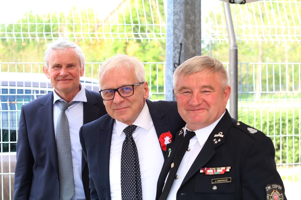 Jóżef Pieróg, Jarosław Obremski i Józef Giedrojć- FOTO:WO(lca.pl)