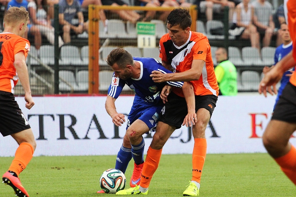 Miedź Legnica - Chrobry Głogów- FOTO:Wojciech Obremski (lca.pl)