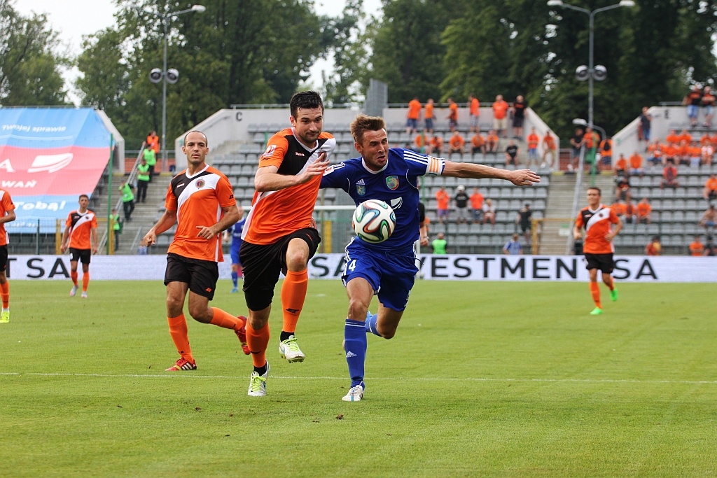 Miedź Legnica - Chrobry Głogów- FOTO:Wojciech Obremski (lca.pl)