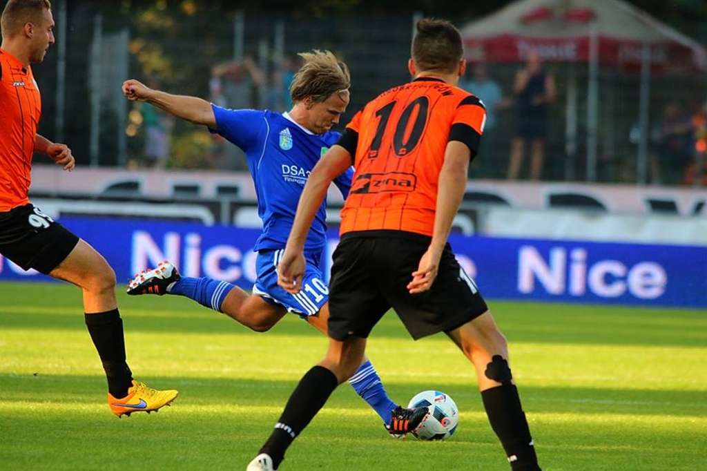 Chrobry Głogów - Miedź Legnica- FOTO:Bartek Hamanowicz (miedzlegnica.eu)