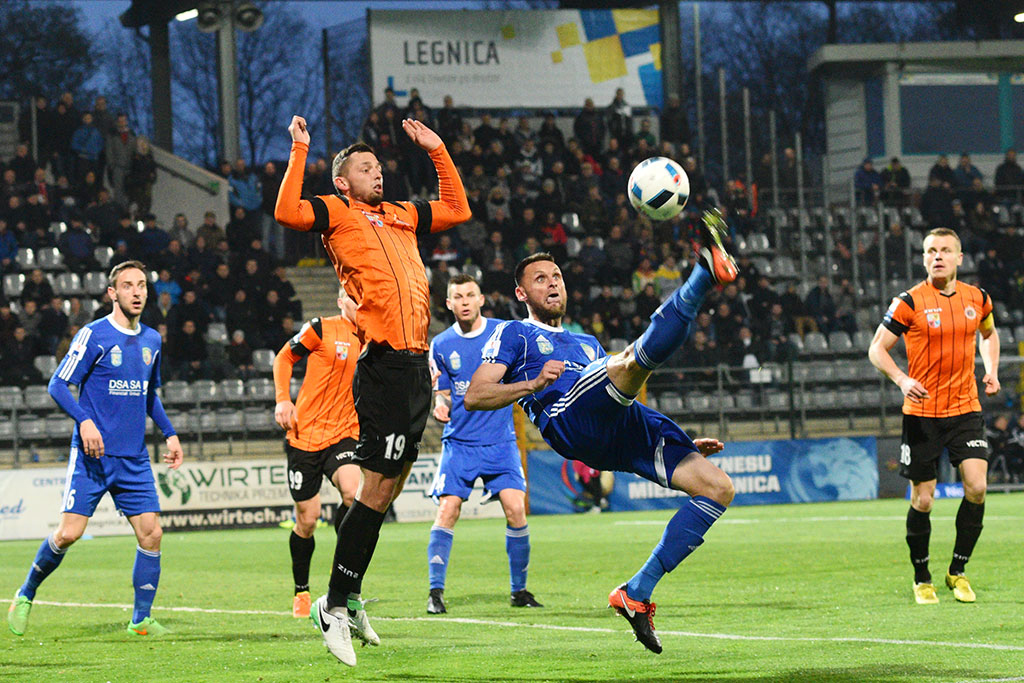 Miedź Legnica - Chrobry Głogów- FOTO:Piotr Florek (lca.pl)