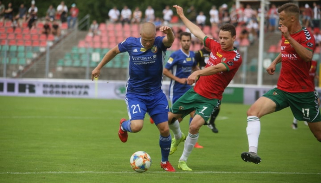 Zagłębie Sosnowiec - Miedź Legnica - FOTO:BH (Miedź Legnica)