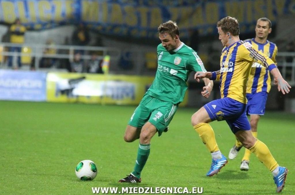 Arka Gdynia - Miedź Legnica- FOTO:BH www.miedzlegnica.eu