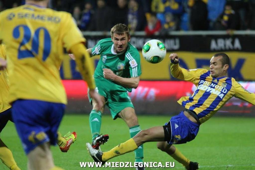 Arka Gdynia - Miedź Legnica- FOTO:BH www.miedzlegnica.eu